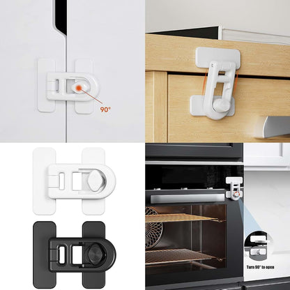 Zhenzq Oven And Microwave Door Lock For Kitchen Appliance Security (photo 2)