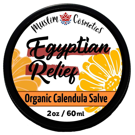 Muslim Cosmetics Organic Calendula Salve | Family & Pet Safe Versatile Balm | Made in Canada