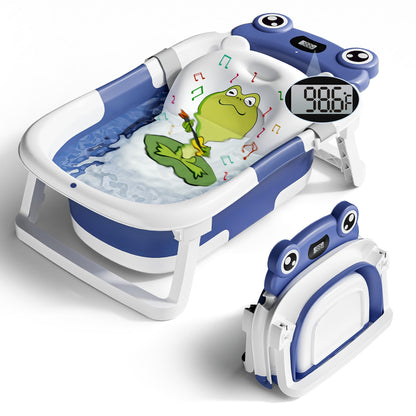 Bunwag Collapsible Baby Bathtub with Soft Cushion
