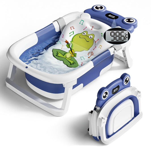 Bunwag Collapsible Baby Bathtub with Soft Cushion