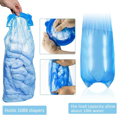 Disposable Trash Bags for Kitchen, Bath, and Nursery