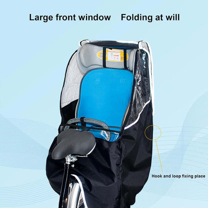 Geugecy Rear Child Seat Rain Cover Canopy for B-IKE Seats