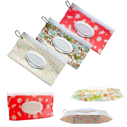 Xusdamyj Portable Wet Wipe Dispenser Bag