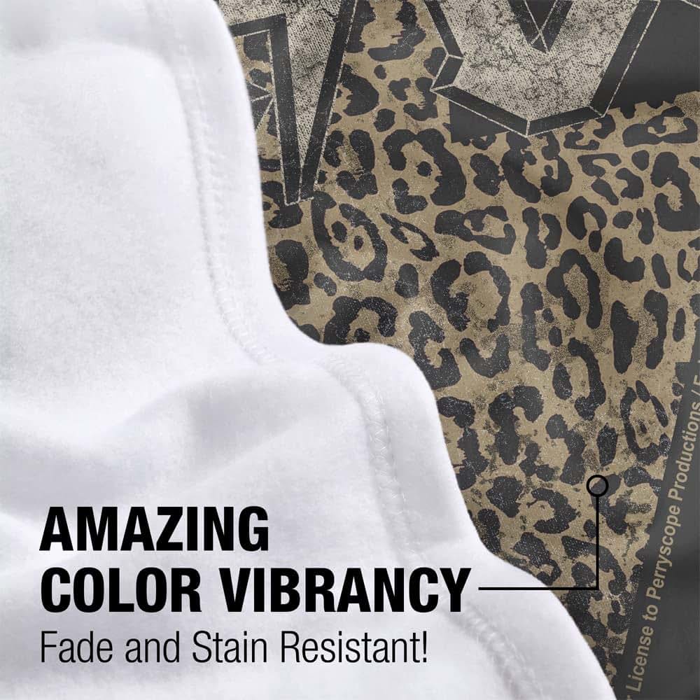 ACDC Leopard Bolt Lightweight Baby Blanket, 30 x 40 Inches, Unisex