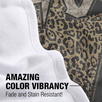 ACDC Leopard Bolt Lightweight Baby Blanket, 30 x 40 Inches, Unisex