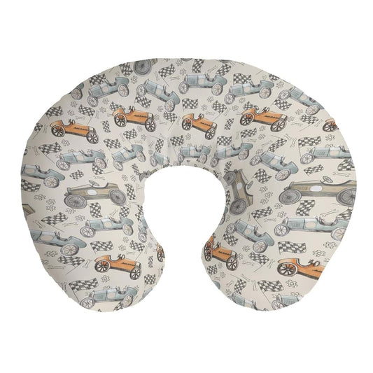 Cstdyfrv Vintage Race Car Nursing Pillow Cover