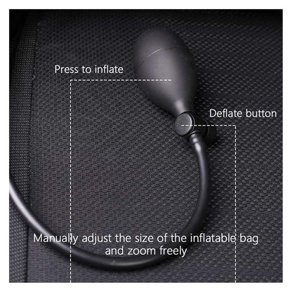 HEHUISSUS Dynamic Air Bag Support Lumbar Cushion Smart Lumbar Support Compatible with Car Auto Universal Seat Back
