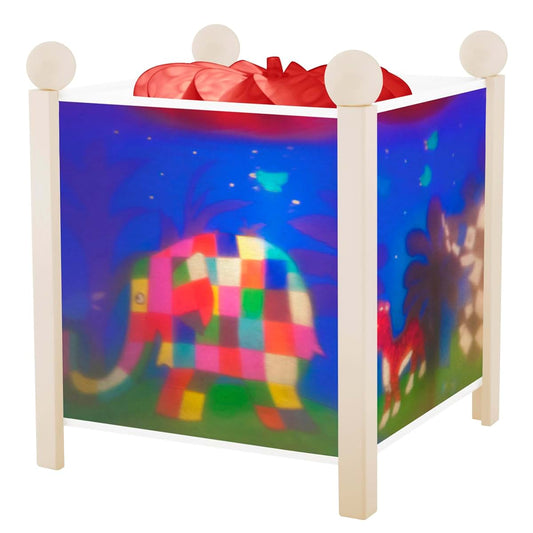 Trousselier Elmer The Elephant Magic Lantern Night Light With Rotating Scene
