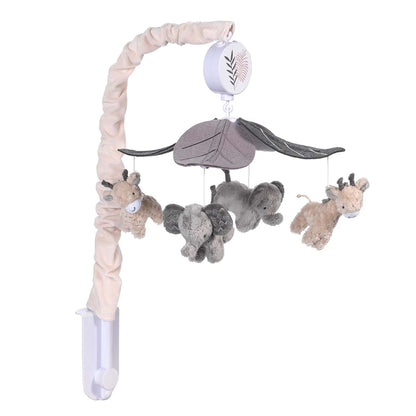Lambs & Ivy Jungle Animals Musical Crib Mobile Soother Toy