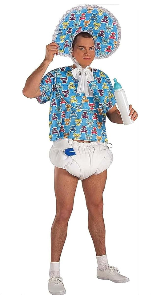 Forum Novelties Big Baby Kit with Jumbo Diaper, Safety Pin, and Pacifier