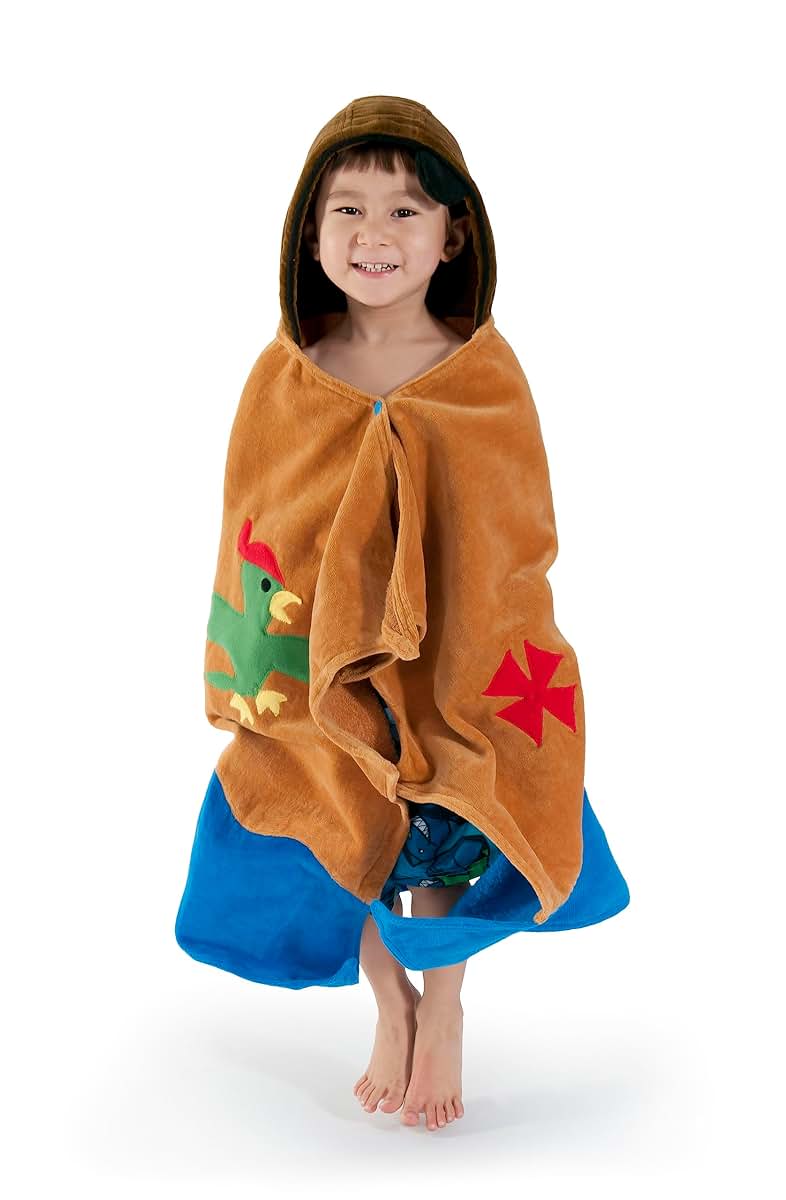 Kidorable Pirate Infant Towel, Brown, 0-3 Years (photo 2)