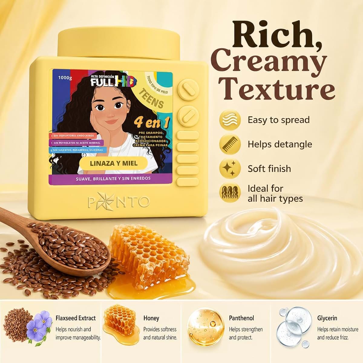 Ponto Brasileiro Full HD Teen 4-in-1 Hair Treatment
