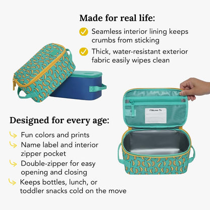 Huhu Insulated Cooler Bag for Baby Bottles and Snacks