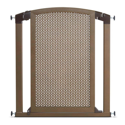 Munchkin Decorative Metal Baby Gate Extension, 5.5 Inch Bronze