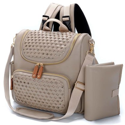 Minsong Diaper Bag Backpack for Mom with Changing Station