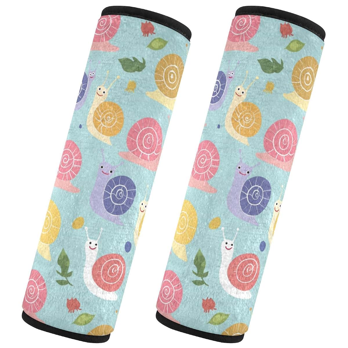 Vdsrup Seat Belt Covers 2 Pack Cute Snails Print