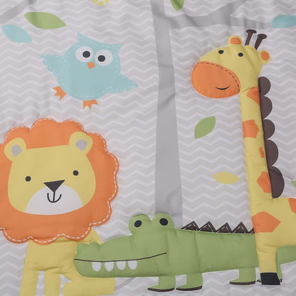 Forest Animal Nursery Crib Bedding Set for Baby Cot