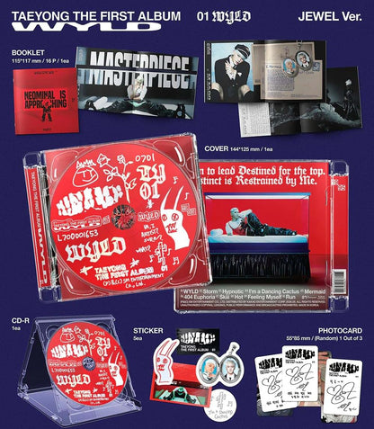 Taeyong Wyld 1st Album CD and Merchandise Set