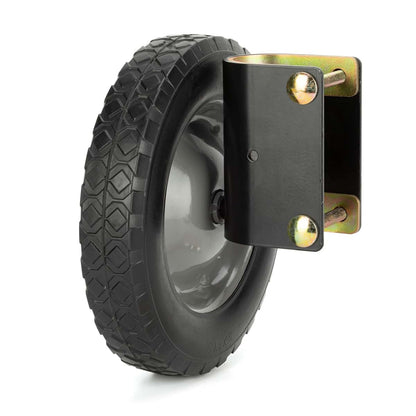 SANKINS 8" Rubber Gate Caster Wheel for Swing Gates, Fits 1-5/8" to 2" Round Tube Frames