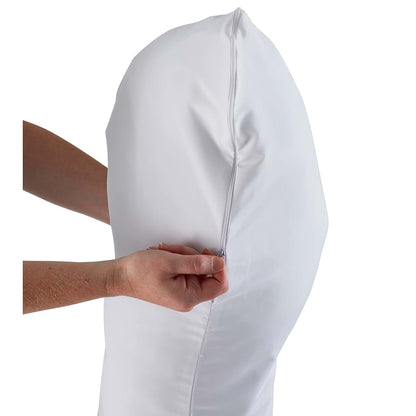 Contours Soulmate Cooling Pregnancy Body Pillow, U-Shaped Maternity Support with Moisture Wicking Cover, 34 x 61 Inch
