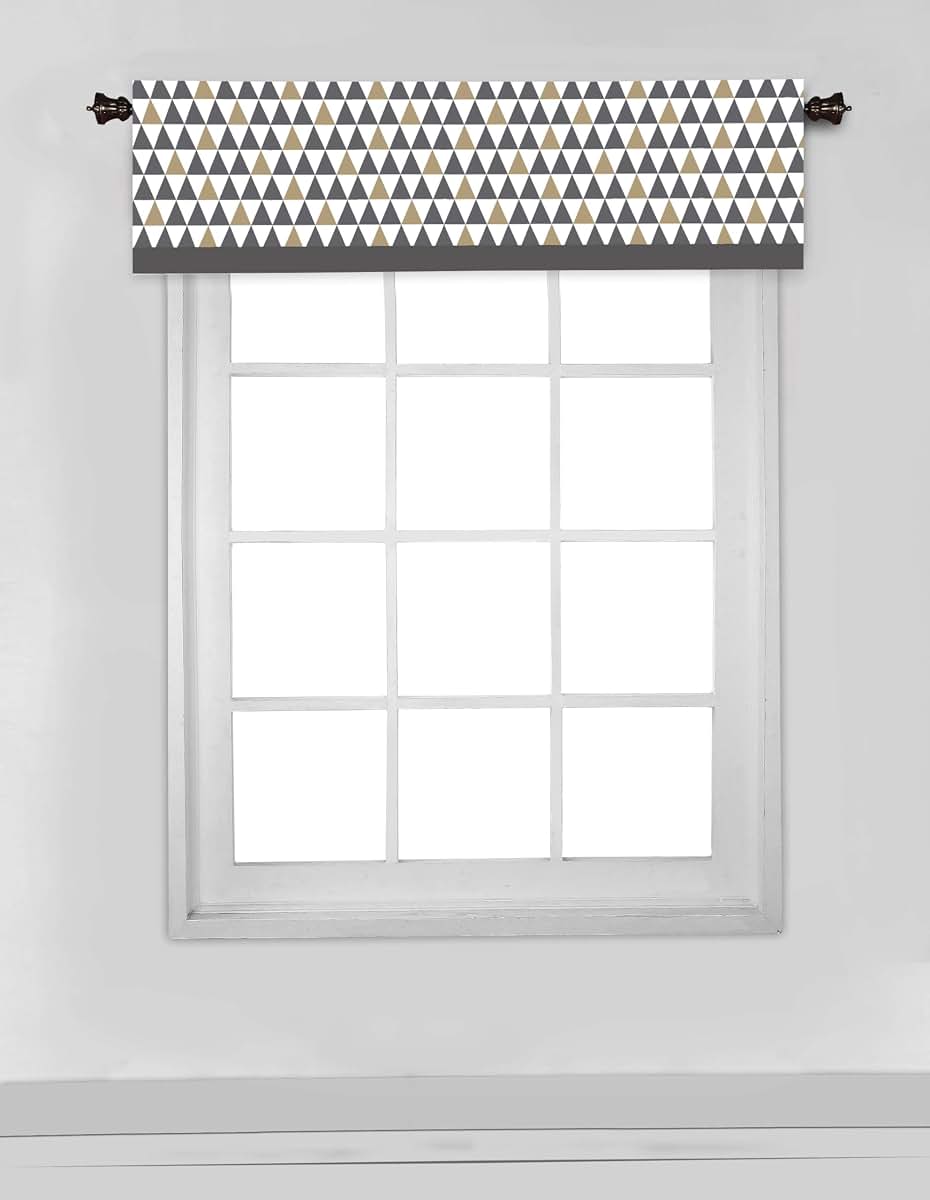 Bacati Woodlands Animals Window Valance In Beige And Grey (photo 4)