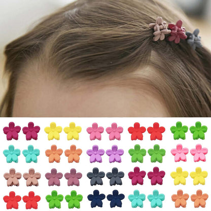 Elemirsa 80 Piece Butterfly and Flower Hair Clip Set for Kids