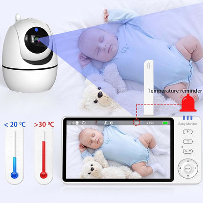 Tianwide 5 Inch HD Baby Camera Monitor with Night Vision