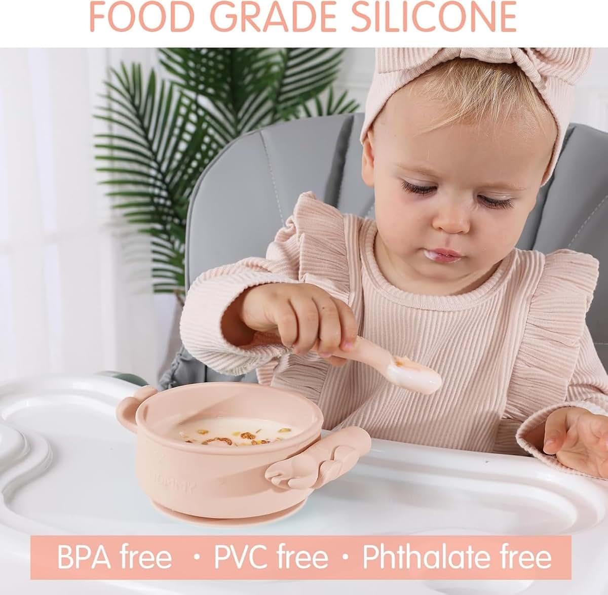 Dommy Baby Suction Bowl With Spoon And Fork Set (photo 4)