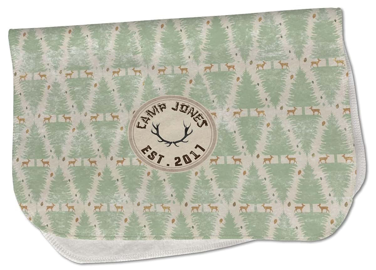 Baby Milano Personalized Deer Burp Cloth - Fleece w/Name or Text