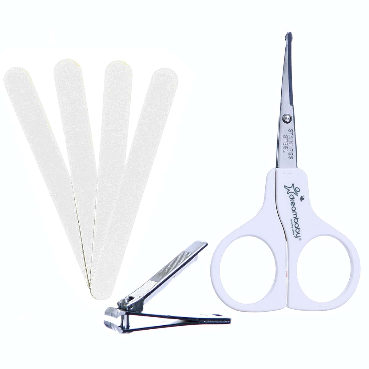 Dreambaby 6pc Baby Manicure Grooming Set With Safety Scissors