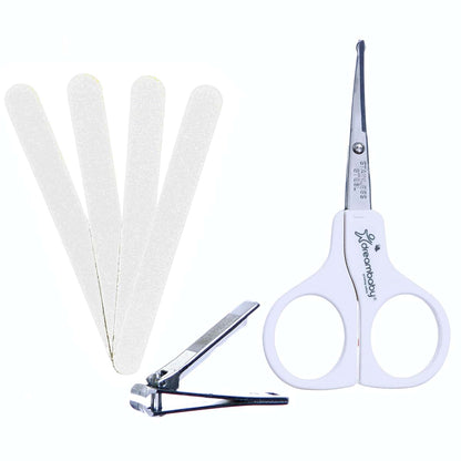 Dreambaby 6pc Baby Manicure Grooming Set With Safety Scissors