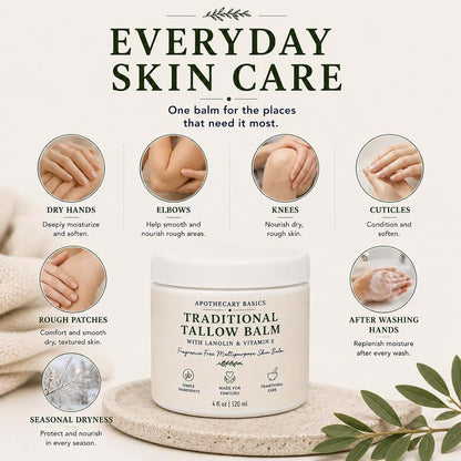 IEG Store Traditional Tallow Balm with Lanolin & Vitamin E – 4 fl oz (photo 4)