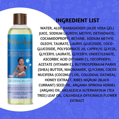 Melanologie Beautiful Brown Babies Skin & Hair Cleanser for Infants