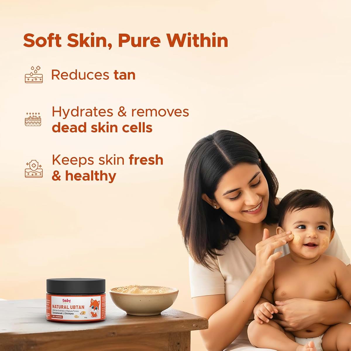 Baby Organo Natural Ubtan Bath Powder (photo 3)