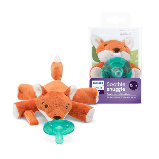 Philips Avent Soothie Snuggle Pacifier Holder with Detachable Pacifier, 0m+