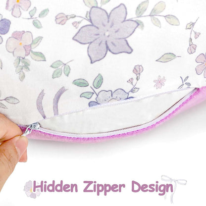 SWESEN Nursing Pillow Cover - Purple Stretchy Slipcover (photo 4)