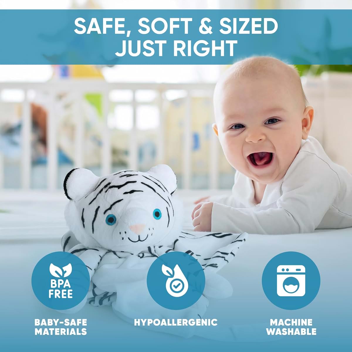 Love By Emi White Noise Lullaby Sleep Soother Plush Toy