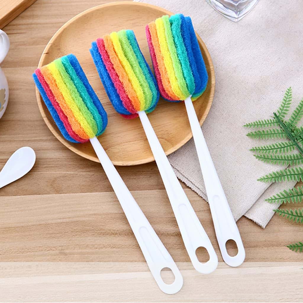 caralin Long Handle Bottle and Mug Scrubber Brush for Baby Bottles (photo 4)