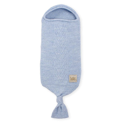 IDA Knitwear Cocoon Baby Blanket Soft Hattush Yarn Swaddle Sack Pink