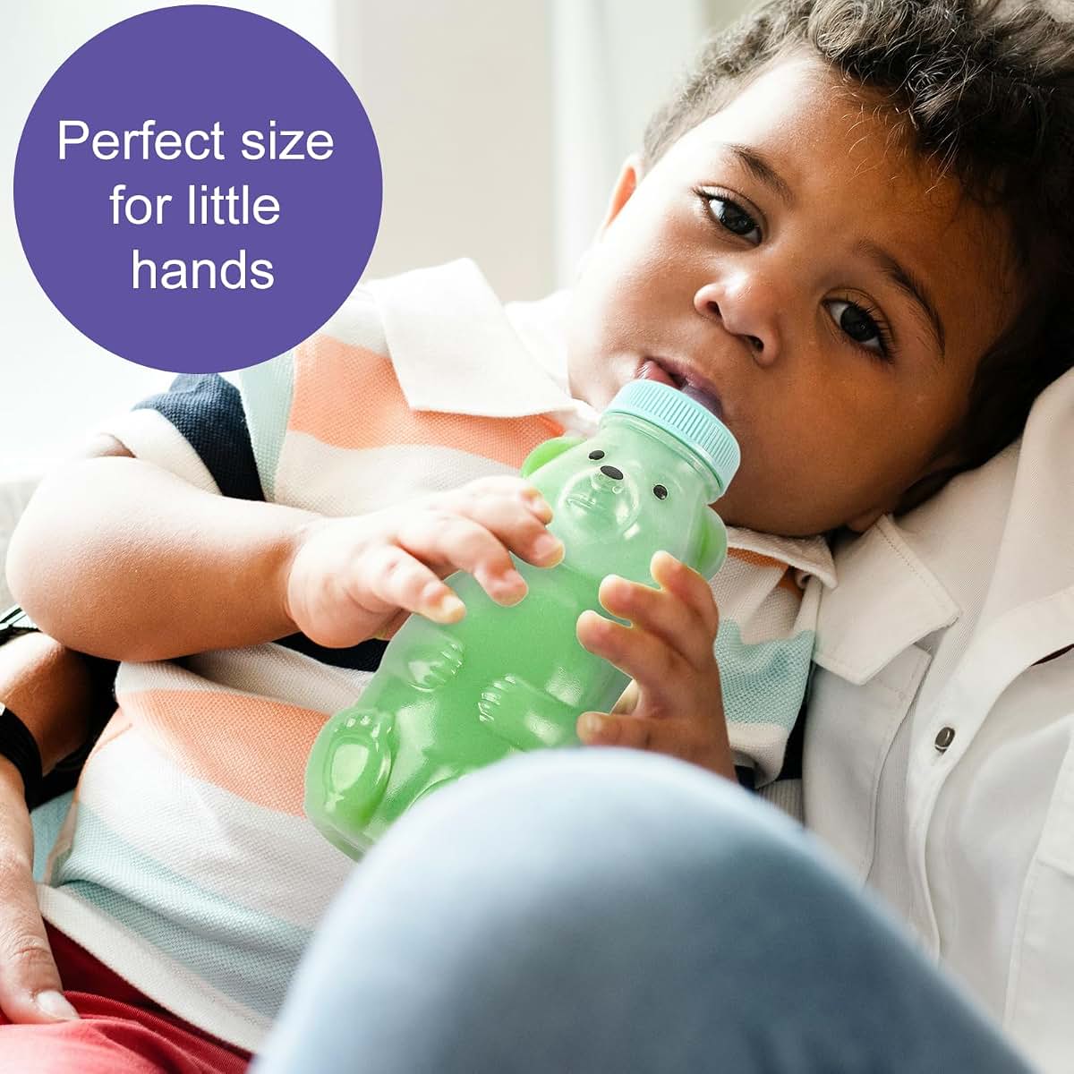 Honey Bear Straw Cups Drinking Bottles for Learning to Drink from a Straw