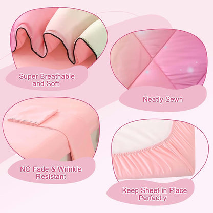 Standard Pillow Case Set for Bed and Home Use