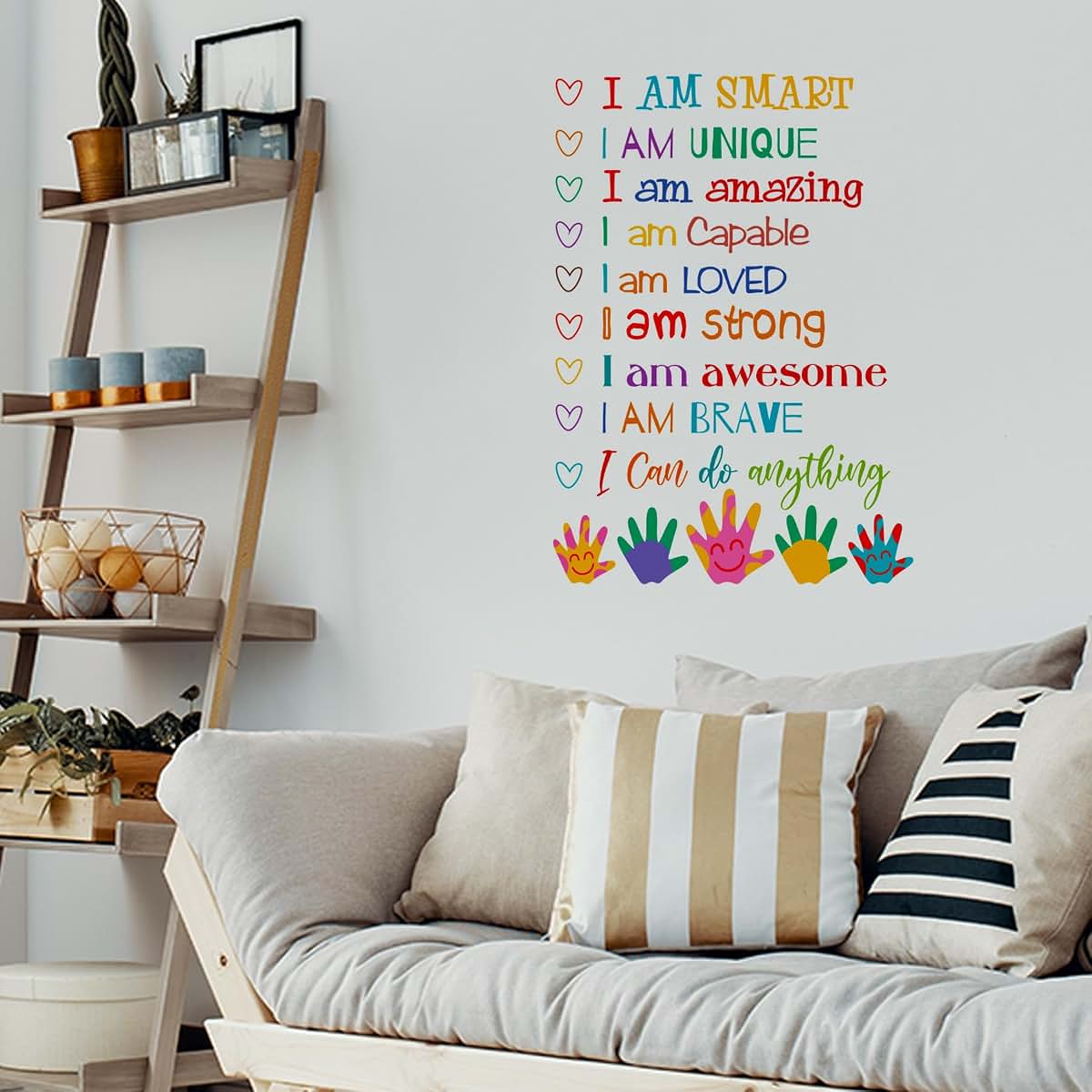 ADECNS Inspirational Wall Decals Positive Saying Sticker
