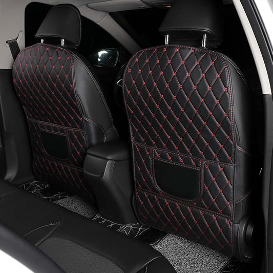 Zgqzgq Car Seat Back Protectors For Bmw X7 2 Pcs C-Red+Black