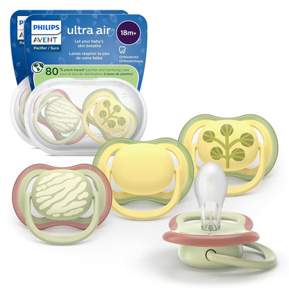 Philips Avent Ultra Air Baby Pacifier for 18 Months+, 4-Pack