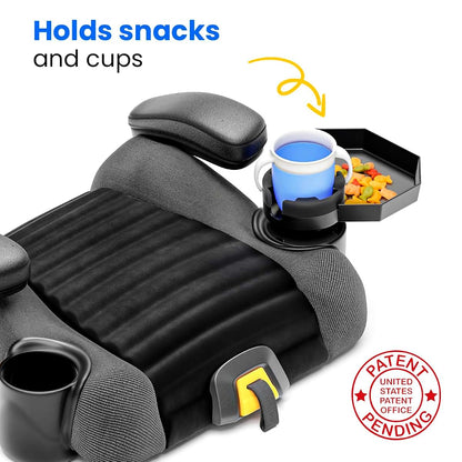 Integral Kids Travel Tray - Black Car Seat Tray With Cup Holder (photo 3)