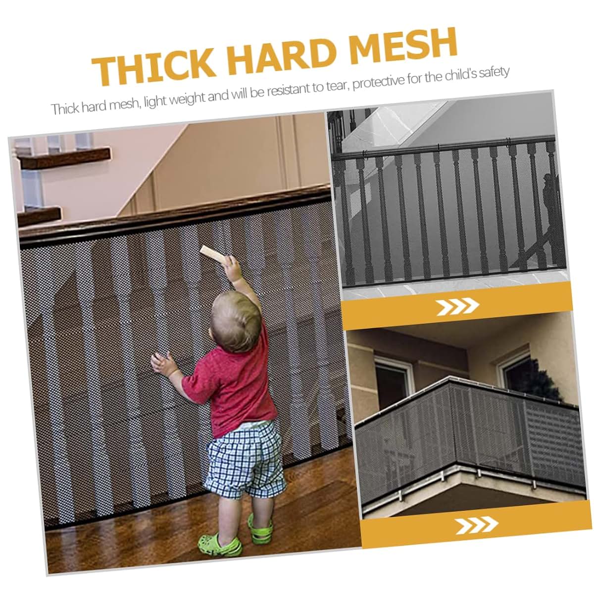 Polyester Stair Railing Guard Net for Balcony Safety