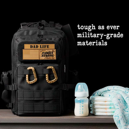 ActiveDoodie Dad Diaper Bag for Men with Dad Life Patches, Changing Pad (photo 4)