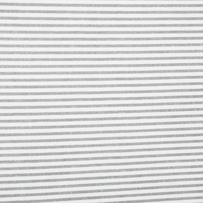 Lush Decor Baby Stripe Soft & Plush Fitted Crib Sheet, 52"x 28" x 9", Gray & White (photo 3)