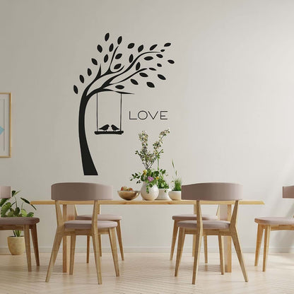 All Things Valuable Tree Silhouette Wall Sticker