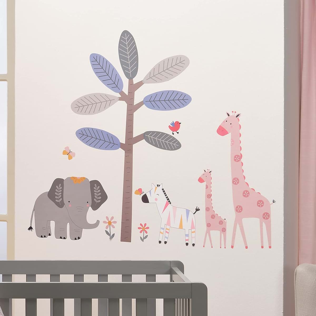 Jungle Animal Wall Decals for Child’s Room Decor